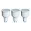 Crompton Lamps LED GU10 Bulb 4.9W Dimmable Long Barrel 74mm Cool White Frosted (50W Eqv) (3 Pack)