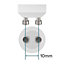 Crompton Lamps LED GU10 Bulb 4.9W Long Barrel 74mm Cool White (50W Eqv) (3 Pack)