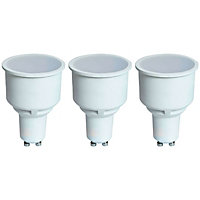 Crompton Lamps LED GU10 Bulb 4.9W Long Barrel 74mm Warm White (50W Eqv) (3 Pack)