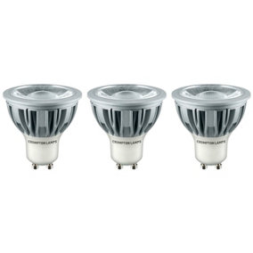 Crompton Lamps LED GU10 Bulb 5W Dimmable Cool White (3 Pack)