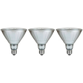 Crompton Lamps LED PAR38 Reflector 18W E27 Dimmable Warm White Prismatic (3 Pack)