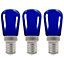 Crompton Lamps LED Pygmy 1.3W E14 Coloured IP65 Blue (3 Pack)