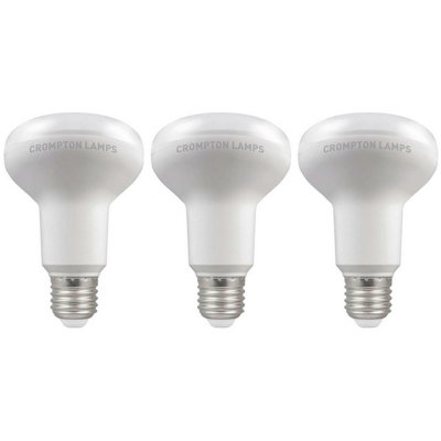 Crompton Lamps LED R80 Reflector 11W E27 (3 Pack) Warm White Opal (100W Eqv) (3 Pack)