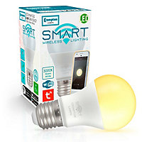 Crompton Lamps LED Smart Wifi GLS 8.5W E27 Dimmable Warm White Opal