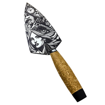 Crompton Woman Tattoo Trowel- 10 inch Philidelphia Limited Edition