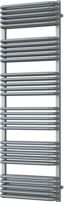 Crossmoor - Silver Towel Radiator - H1533mm x W500mm