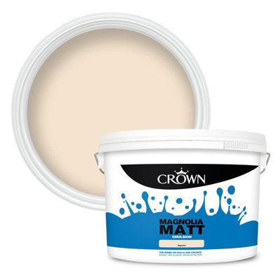 Crown 10L Matt Emulsion Paint Magnolia