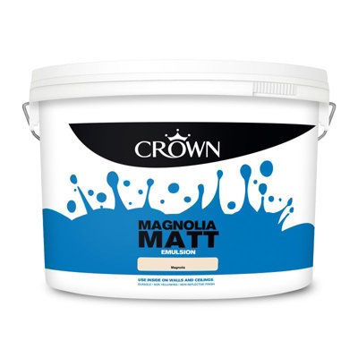 Crown 10L Matt Emulsion Paint Magnolia