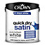 Crown 2.5 Quick Dry Satin Pure Brilliant White
