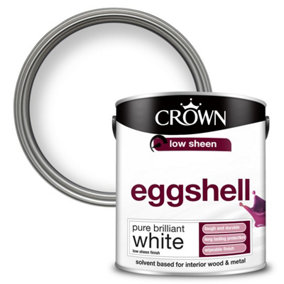 Crown 2.5L Eggshell Pure Brilliant White