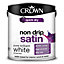 Crown 2.5L Non Drip Satin Pure Brilliant White