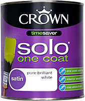 Crown 2.5L Solo One Coat Satin Pure Brilliant White