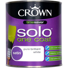 Crown 2.5L Solo One Coat Satin Pure Brilliant White