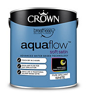 Crown Aquaflow Quick Dry Satin Brillant White - 2.5L