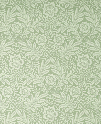 Crown Camille Damask Sage Wallpaper M1744