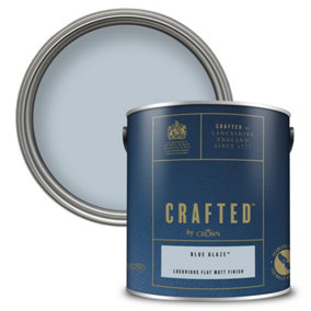 Crown Crafted Flat Matt Paint Blue Glaze - 2.5L