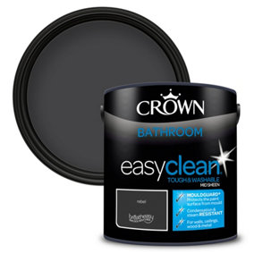 Crown Easyclean Bathroom Mid-Sheen Paint Rebel - 2.5L