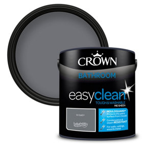 Crown Easyclean Bathroom Mid-Sheen Paint Tin Bath - 2.5L