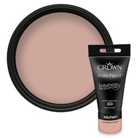 Crown Easyclean Kitchen Matt Paint Powdered Clay - 40ml