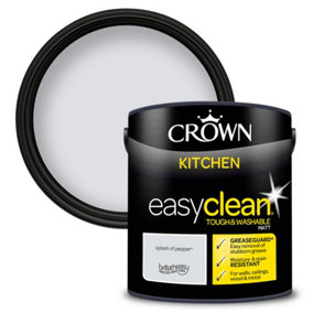 Crown Easyclean Kitchen Matt Paint Splash of Pepper - 2.5L
