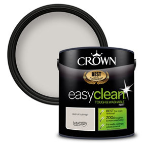 Crown Easyclean Matt Paint Dash of Nutmeg - 2.5L