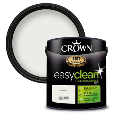 Crown Easyclean Matt Paint Sail White - 2.5L