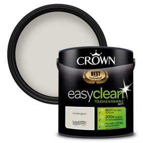 Crown Easyclean Matt Paint Smoked Glass - 2.5L