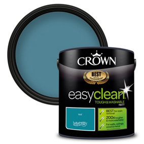 Crown Easyclean Matt Paint Teal - 2.5L