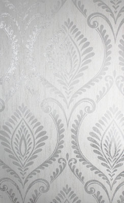 Crown Estelle Damask Grey Wallpaper M1756