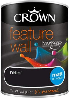 Crown Feature Wall Paint Rebel 1.25 L