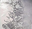 Crown Luxe Mayfair Kew Floral Metallic Silver Wallpaper M1473