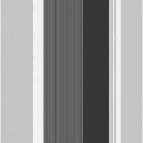 Crown Millie Designer Stripe Black & White Wallpaper M0881