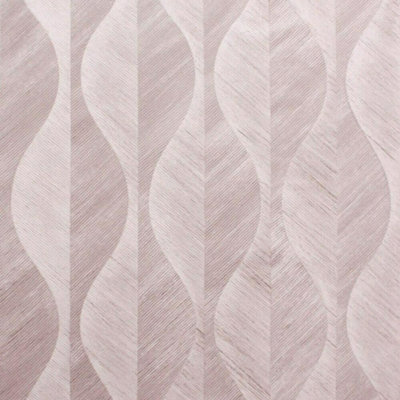 Crown Precious Organic Leaf Wallpaper Pink Rose Gold Textured Heavyweight Vinyl