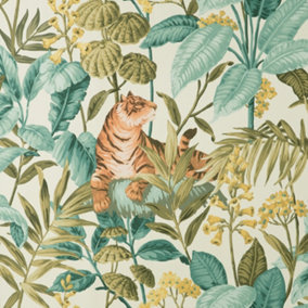 Crown Rajah Tiger Natural Wallpaper M1734