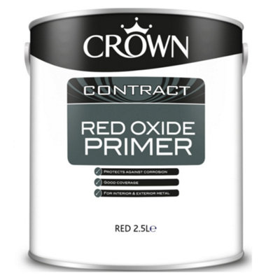 Crown Red Oxide Primer Paint 2.5L