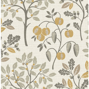 Crown Rowan Autumn Trees Natural Wallpaper M1760