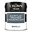 Crown Trade Acrylic Primer Undercoat White - 5L