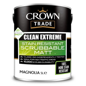 Crown Trade Clean Extreme Matt Magnolia 5L