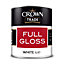 Crown Trade Full Gloss White - 1L
