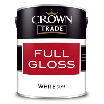 Crown Trade Full Gloss White - 5L