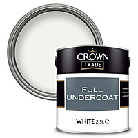 Crown Trade Full Undercoat White - 2.5L