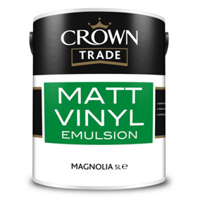 Crown Trade Matt Vinyl Emulsion Magnoila 5L