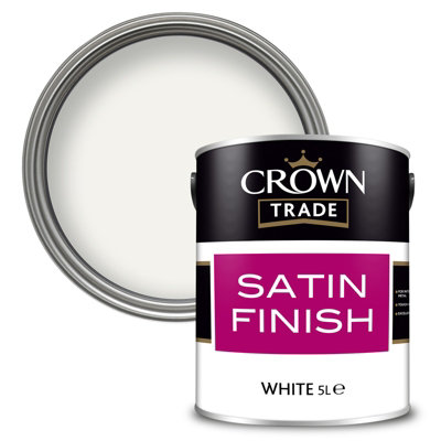 Crown Trade Satin Finish White - 5L