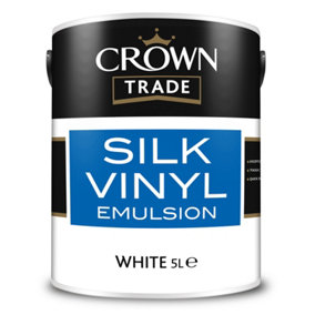 Crown Trade Silk Emulsion White 5L