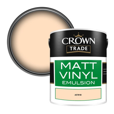 Crown Trade Vinyl Matt Walls & Ceilings Emulsion Paint (A5781B) 5L