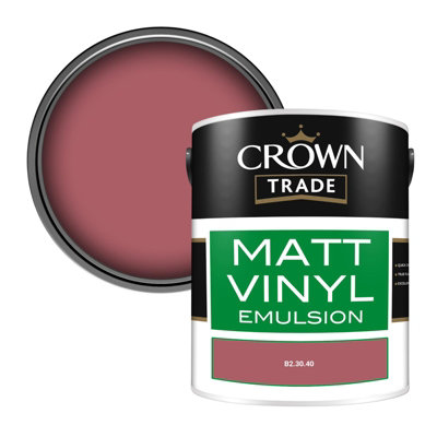 Crown Trade Vinyl Matt Walls & Ceilings Emulsion Paint (B2.30.40) 5L