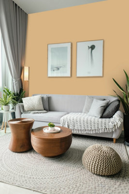 Crown Trade Vinyl Matt Walls & Ceilings Emulsion Paint Caramel