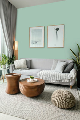 Crown Trade Vinyl Matt Walls & Ceilings Emulsion Paint Dabbling Green ...
