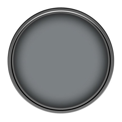 Crown Trade Vinyl Matt Walls & Ceilings Emulsion Paint Dark Grey (DU18 ...