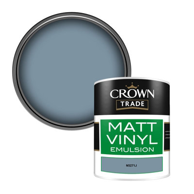 Crown Trade Vinyl Matt Walls & Ceilings Emulsion Paint (N5271J) 1L